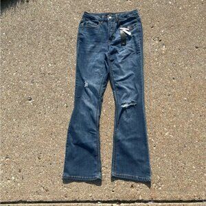 Stitch Star High Rise Flair Jeans